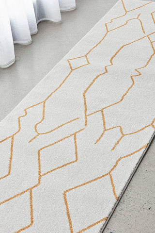 RUG CULTURE Rugs Ivy Gold Modern Runner