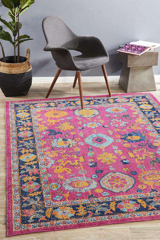 Rug Culture RUGS Izmir Traditional Rug - Pink