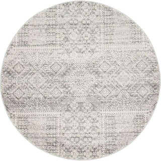 Rug Culture RUGS Kalkan Silver Grey Transitional Round Rug