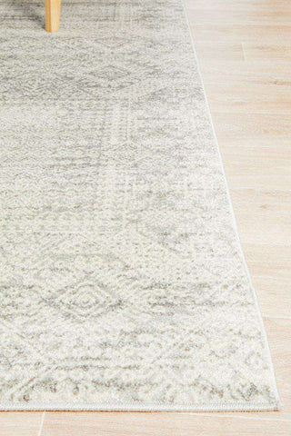 Rug Culture RUGS Kalkan Transitional Rug - Silver Grey