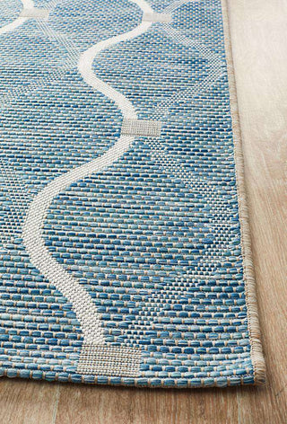 RUG CULTURE RUGS Kavala Outdoor Rug - Blue