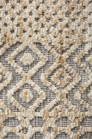 Rug Culture RUGS Kerala Tribal Rug - Natural Grey