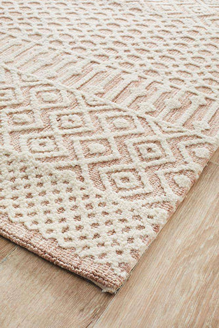 Rug Culture Rugs Kerala Tribal Rug - Peach