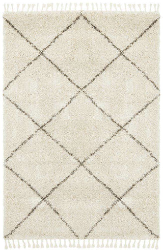 Rug Culture RUGS Kiyan Natural Fringed Rug