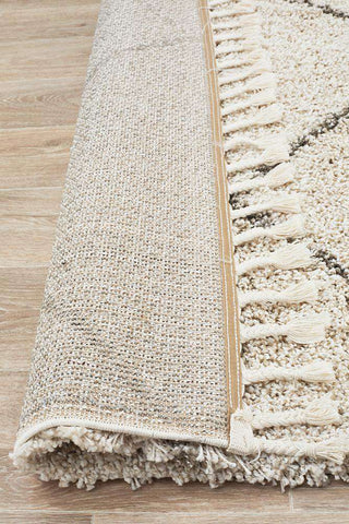 Rug Culture RUGS Kiyan Natural Fringed Rug