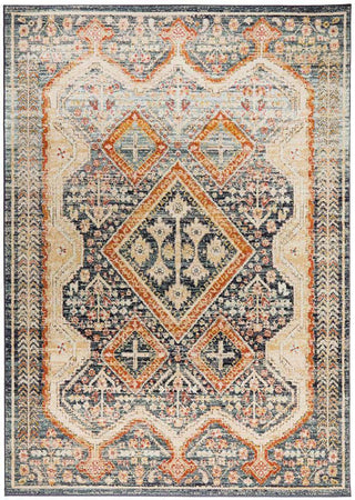 Rug Culture Rugs Legacy Navy & Rust Transitional Rug