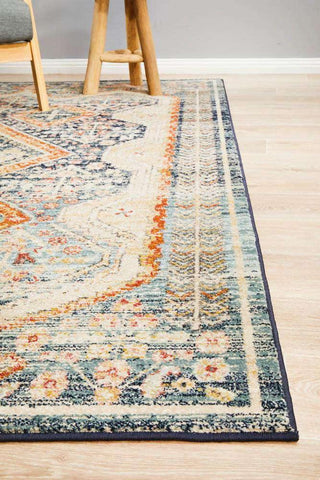 Rug Culture Rugs Legacy Navy & Rust Transitional Rug