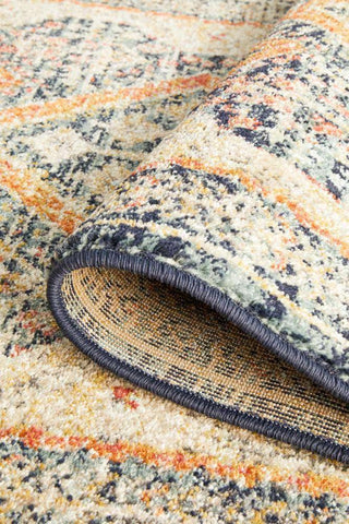 Rug Culture RUGS Legacy Navy & Rust Transitional Runner