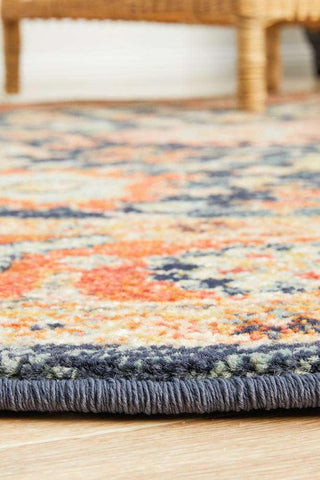 Rug Culture RUGS Legacy Navy Transitional Round Rug