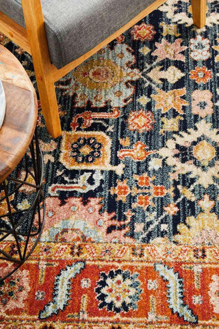 Rug Culture RUGS Legacy Red & Blue Transitional Rug