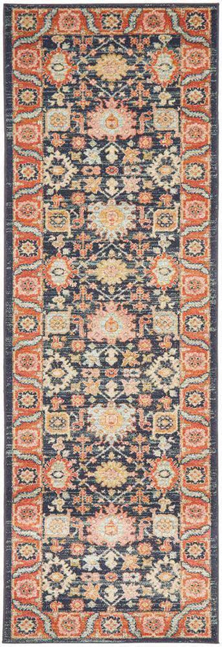 Rug Culture RUGS Legacy Red & Blue Transitional Runner Rug