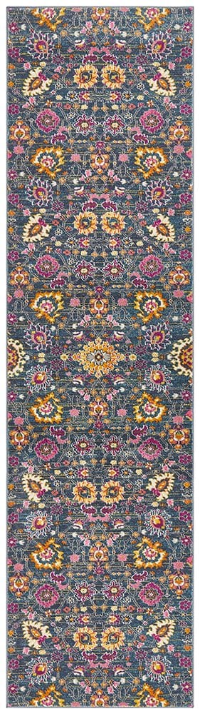 Rug Culture RUGS Lisse Blue Traditional Runner