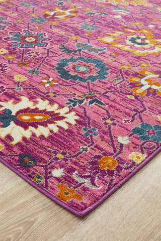 Rug Culture RUGS Lisse Traditional Rug - Fuchsia