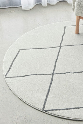 RUG CULTURE Rugs Lola Diamond Round Rug