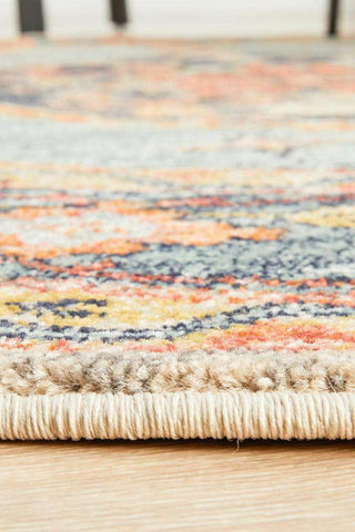 Rug Culture RUGS Lola Distressed Transitional Round Rug