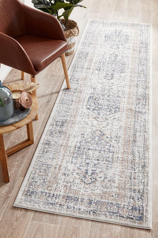 RUG CULTURE RUGS Lorissa Blue Runner Rug