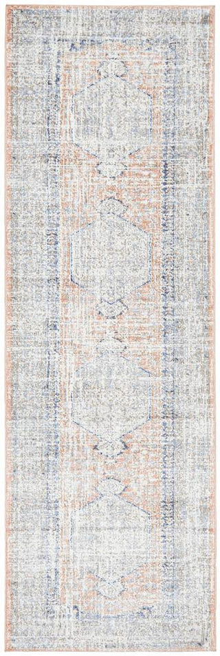 RUG CULTURE RUGS Lorissa Peach Distressed Transitional Rug