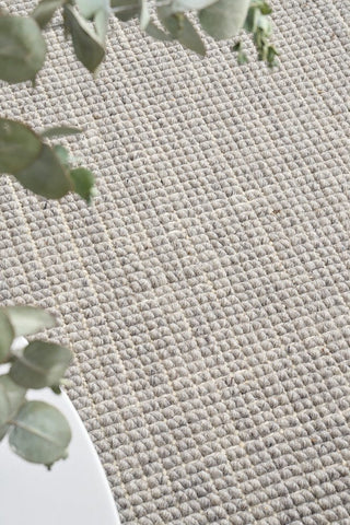 RUG CULTURE RUGS Madras Parker Dove Wool & Jute Rug