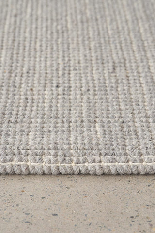 RUG CULTURE RUGS Madras Parker Dove Wool & Jute Rug