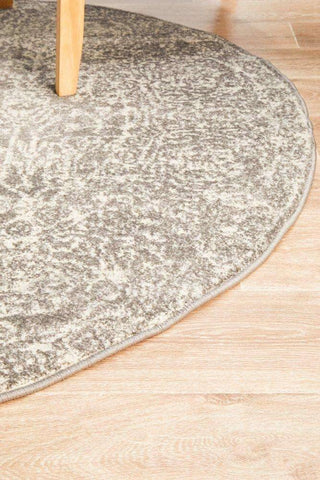 Rug Culture Rugs Madrid Grey Transitional Round Rug