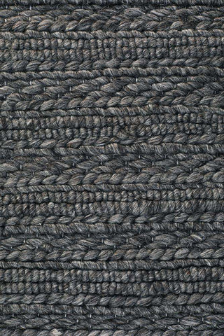 Rug Culture RUGS Mandurah Charcoal Wool Rug