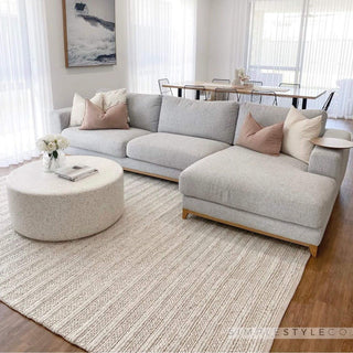 Rug Culture RUGS Mandurah Ivory Wool Rug