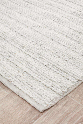 Rug Culture RUGS Mandurah Ivory Wool Rug