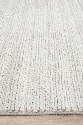 Rug Culture RUGS Mandurah Ivory Wool Rug