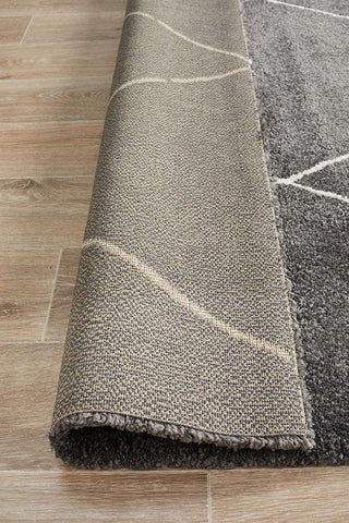 Rug Culture RUGS Manhattan Diamond Rug - Charcoal