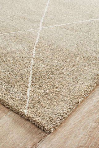 Rug Culture RUGS Manhattan Diamond Rug - Natural