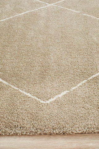 Rug Culture RUGS Manhattan Diamond Rug - Natural