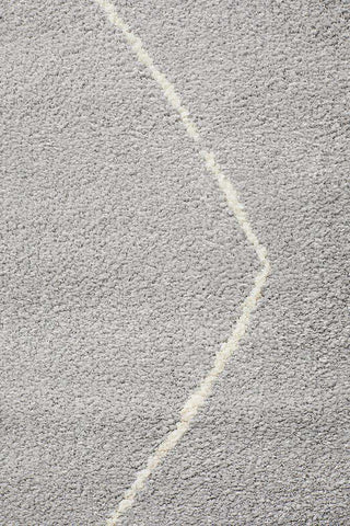 Rug Culture RUGS Manhattan Diamond Rug - Silver