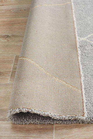 Rug Culture RUGS Manhattan Diamond Rug - Silver