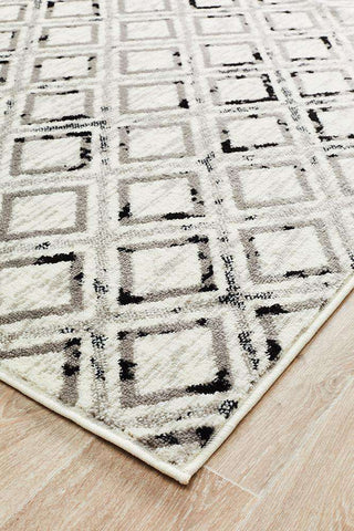 Rug Culture RUGS Metro 607 Black White