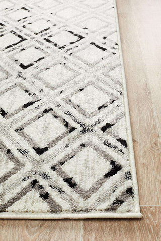 Rug Culture RUGS Metro 607 Black White