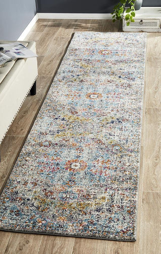 Rug Culture RUGS Museum Huxley Multi Coloured Runner