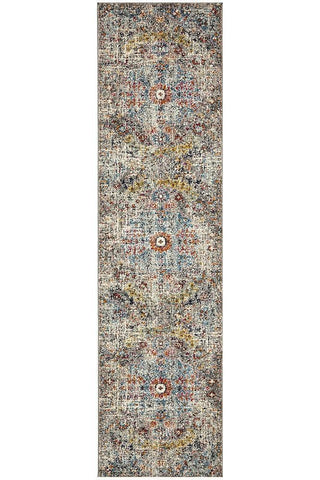 Rug Culture RUGS Museum Huxley Multi Coloured Runner