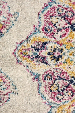 Rug Culture RUGS Museum Kendall Bone Round Rug