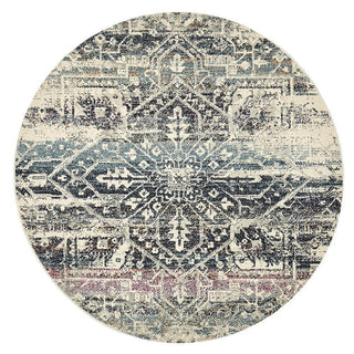 Rug Culture RUGS Museum Layton Blue Round Rug