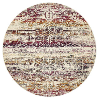 Rug Culture RUGS Museum Lili Fuschia Round Rug