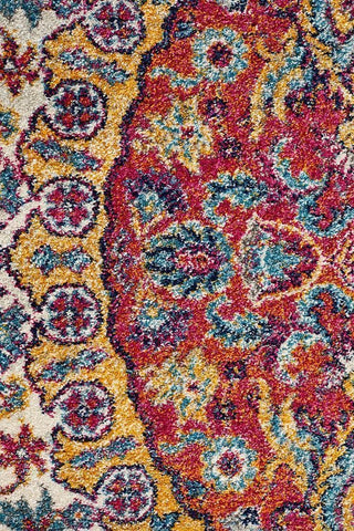 Rug Culture RUGS Museum Shelly Rust Round Rug