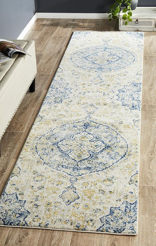 Rug Culture RUGS Museum Tyler Sky Blue Runner