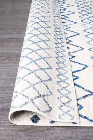 Rug Culture RUGS Nadia White Blue Tribal Rug (Discontinued)