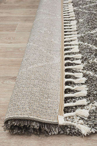 Rug Culture RUGS Nahla Grey Textured Tribal Rug (Discontinued)