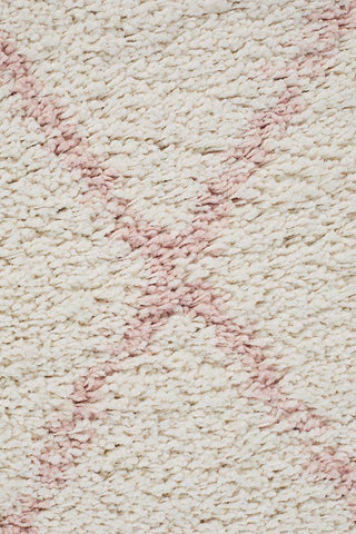 Rug Culture RUGS Nahla Pink Fringed Tribal Rug (Discontinued)