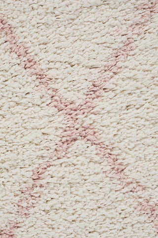 Rug Culture RUGS Nahla Pink Fringed Tribal Runner (Discontinued)