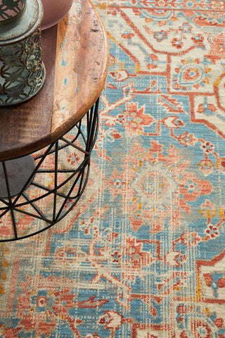 Rug Culture RUGS Nawa Blue Traditional Rug