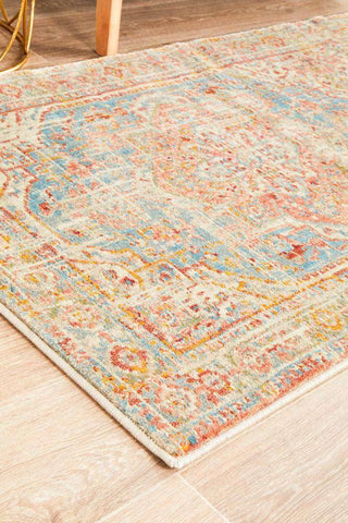 Rug Culture RUGS Nawa Blue Traditional Runner Rug