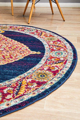 Rug Culture RUGS Nilesh Transitional Round Rug (Discontinued)