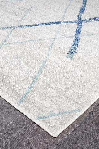 Rug Culture RUGS Noah Blue Contemporary Rug